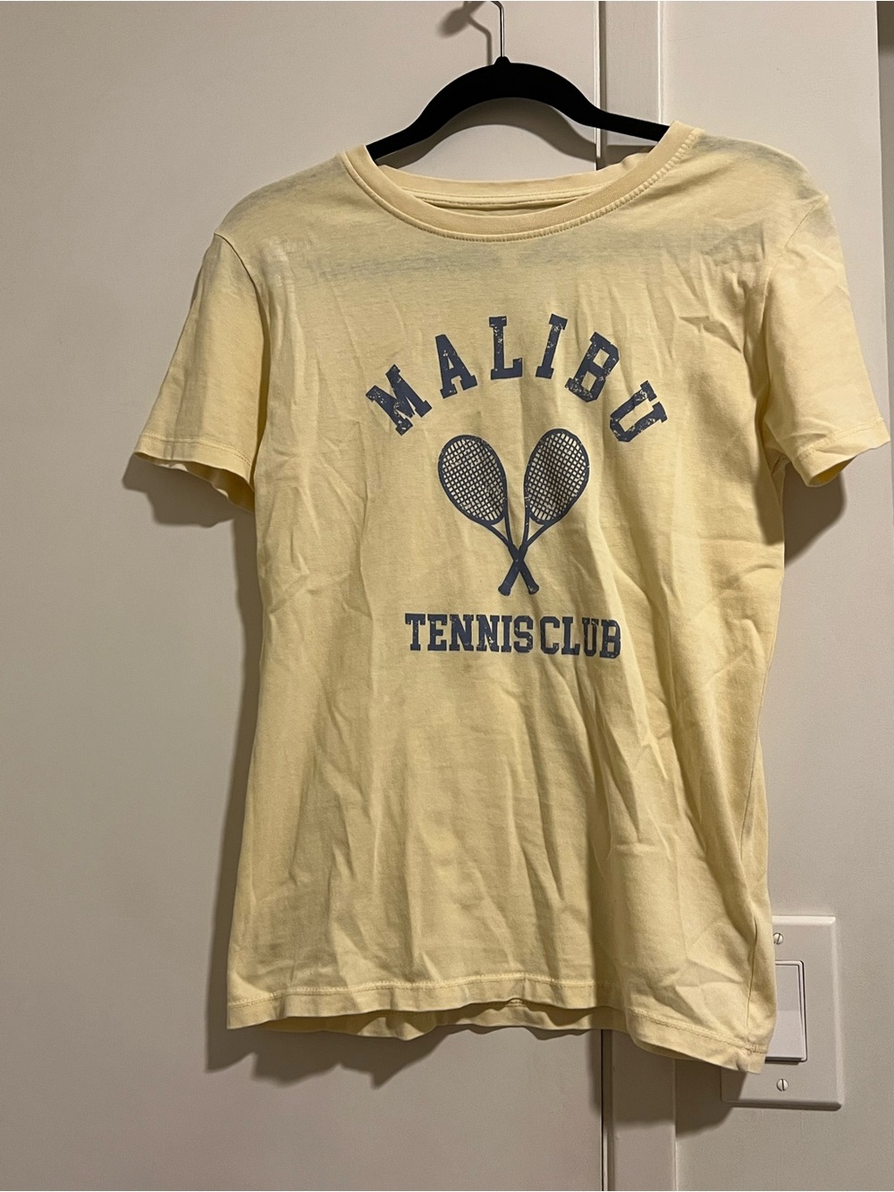 Yellow Malibu Tennis Club Graphic Tee